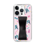 Slim Protection Case - STAND & RING RIBBON Black［ HATSUNE MIKU - Ribbon - Instrumental - Pink ］
