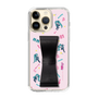 Slim Protection Case - STAND & RING RIBBON Black［ HATSUNE MIKU - Ribbon - Instrumental - Pink ］