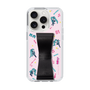Slim Protection Case - STAND & RING RIBBON Black［ HATSUNE MIKU - Ribbon - Instrumental - Pink ］
