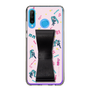 Slim Protection Case - STAND & RING RIBBON Black［ HATSUNE MIKU - Ribbon - Instrumental - Pink ］