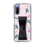 Slim Protection Case - STAND & RING RIBBON Black［ HATSUNE MIKU - Ribbon - Instrumental - Pink ］