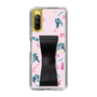 Slim Protection Case - STAND & RING RIBBON Black［ HATSUNE MIKU - Ribbon - Instrumental - Pink ］