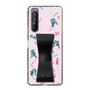 Slim Protection Case - STAND & RING RIBBON Black［ HATSUNE MIKU - Ribbon - Instrumental - Pink ］