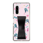 Slim Protection Case - STAND & RING RIBBON Black［ HATSUNE MIKU - Ribbon - Instrumental - Pink ］