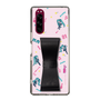 Slim Protection Case - STAND & RING RIBBON Black［ HATSUNE MIKU - Ribbon - Instrumental - Pink ］