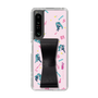 Slim Protection Case - STAND & RING RIBBON Black［ HATSUNE MIKU - Ribbon - Instrumental - Pink ］