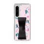 Slim Protection Case - STAND & RING RIBBON Black［ HATSUNE MIKU - Ribbon - Instrumental - Pink ］