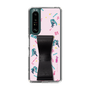 Slim Protection Case - STAND & RING RIBBON Black［ HATSUNE MIKU - Ribbon - Instrumental - Pink ］