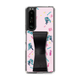Slim Protection Case - STAND & RING RIBBON Black［ HATSUNE MIKU - Ribbon - Instrumental - Pink ］