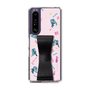 Slim Protection Case - STAND & RING RIBBON Black［ HATSUNE MIKU - Ribbon - Instrumental - Pink ］