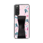 Slim Protection Case - STAND & RING RIBBON Black［ HATSUNE MIKU - Ribbon - Instrumental - Pink ］
