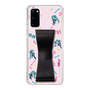 Slim Protection Case - STAND & RING RIBBON Black［ HATSUNE MIKU - Ribbon - Instrumental - Pink ］