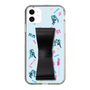Slim Protection Case - STAND & RING RIBBON Black［ HATSUNE MIKU - Ribbon - Instrumental - Blue ］