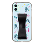 Slim Protection Case - STAND & RING RIBBON Black［ HATSUNE MIKU - Ribbon - Instrumental - Blue ］