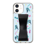 Slim Protection Case - STAND & RING RIBBON Black［ HATSUNE MIKU - Ribbon - Instrumental - Blue ］