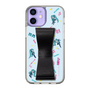 Slim Protection Case - STAND & RING RIBBON Black［ HATSUNE MIKU - Ribbon - Instrumental - Blue ］