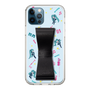 Slim Protection Case - STAND & RING RIBBON Black［ HATSUNE MIKU - Ribbon - Instrumental - Blue ］