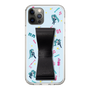 Slim Protection Case - STAND & RING RIBBON Black［ HATSUNE MIKU - Ribbon - Instrumental - Blue ］