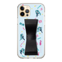 Slim Protection Case - STAND & RING RIBBON Black［ HATSUNE MIKU - Ribbon - Instrumental - Blue ］