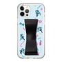 Slim Protection Case - STAND & RING RIBBON Black［ HATSUNE MIKU - Ribbon - Instrumental - Blue ］
