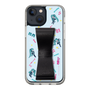 Slim Protection Case - STAND & RING RIBBON Black［ HATSUNE MIKU - Ribbon - Instrumental - Blue ］