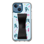 Slim Protection Case - STAND & RING RIBBON Black［ HATSUNE MIKU - Ribbon - Instrumental - Blue ］