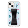 Slim Protection Case - STAND & RING RIBBON Black［ HATSUNE MIKU - Ribbon - Instrumental - Blue ］