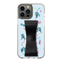 Slim Protection Case - STAND & RING RIBBON Black［ HATSUNE MIKU - Ribbon - Instrumental - Blue ］