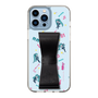 Slim Protection Case - STAND & RING RIBBON Black［ HATSUNE MIKU - Ribbon - Instrumental - Blue ］
