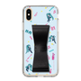 Slim Protection Case - STAND & RING RIBBON Black［ HATSUNE MIKU - Ribbon - Instrumental - Blue ］