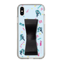Slim Protection Case - STAND & RING RIBBON Black［ HATSUNE MIKU - Ribbon - Instrumental - Blue ］