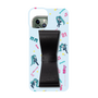 Slim Protection Case - STAND & RING RIBBON Black［ HATSUNE MIKU - Ribbon - Instrumental - Blue ］