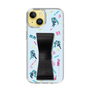 Slim Protection Case - STAND & RING RIBBON Black［ HATSUNE MIKU - Ribbon - Instrumental - Blue ］