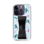 Slim Protection Case - STAND & RING RIBBON Black［ HATSUNE MIKU - Ribbon - Instrumental - Blue ］