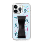 Slim Protection Case - STAND & RING RIBBON Black［ HATSUNE MIKU - Ribbon - Instrumental - Blue ］