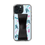 Slim Protection Case - STAND & RING RIBBON Black［ HATSUNE MIKU - Ribbon - Instrumental - Blue ］