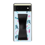Slim Protection Case - STAND & RING RIBBON Black［ HATSUNE MIKU - Ribbon - Instrumental - Blue ］