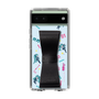Slim Protection Case - STAND & RING RIBBON Black［ HATSUNE MIKU - Ribbon - Instrumental - Blue ］