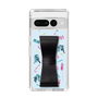 Slim Protection Case - STAND & RING RIBBON Black［ HATSUNE MIKU - Ribbon - Instrumental - Blue ］