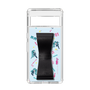 Slim Protection Case - STAND & RING RIBBON Black［ HATSUNE MIKU - Ribbon - Instrumental - Blue ］