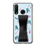 Slim Protection Case - STAND & RING RIBBON Black［ HATSUNE MIKU - Ribbon - Instrumental - Blue ］