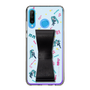 Slim Protection Case - STAND & RING RIBBON Black［ HATSUNE MIKU - Ribbon - Instrumental - Blue ］