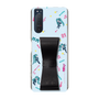 Slim Protection Case - STAND & RING RIBBON Black［ HATSUNE MIKU - Ribbon - Instrumental - Blue ］