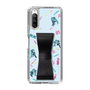 Slim Protection Case - STAND & RING RIBBON Black［ HATSUNE MIKU - Ribbon - Instrumental - Blue ］