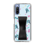 Slim Protection Case - STAND & RING RIBBON Black［ HATSUNE MIKU - Ribbon - Instrumental - Blue ］