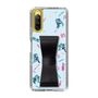 Slim Protection Case - STAND & RING RIBBON Black［ HATSUNE MIKU - Ribbon - Instrumental - Blue ］