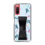 Slim Protection Case - STAND & RING RIBBON Black［ HATSUNE MIKU - Ribbon - Instrumental - Blue ］