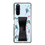 Slim Protection Case - STAND & RING RIBBON Black［ HATSUNE MIKU - Ribbon - Instrumental - Blue ］