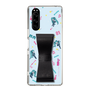 Slim Protection Case - STAND & RING RIBBON Black［ HATSUNE MIKU - Ribbon - Instrumental - Blue ］