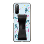 Slim Protection Case - STAND & RING RIBBON Black［ HATSUNE MIKU - Ribbon - Instrumental - Blue ］